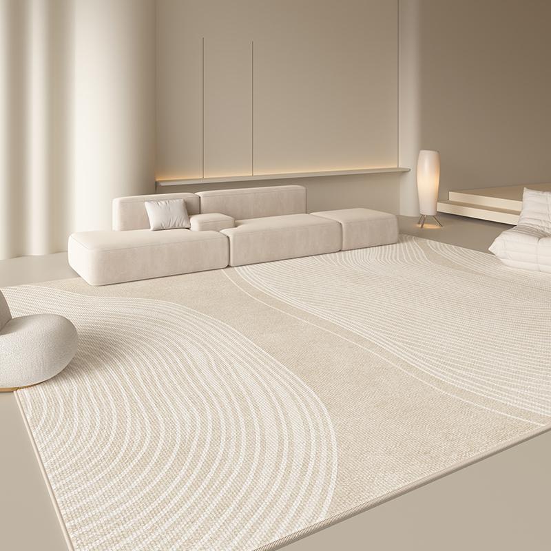 Japanese Minimalist Rugs Fluffy Soft Plush Floor Mat Thicken Non-slip Lounge Carpet for Living Room Bedroom Decor