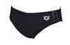Arena Stroje Pływackie Men's Crossing Brief Black Turquoise 004336/580 D9