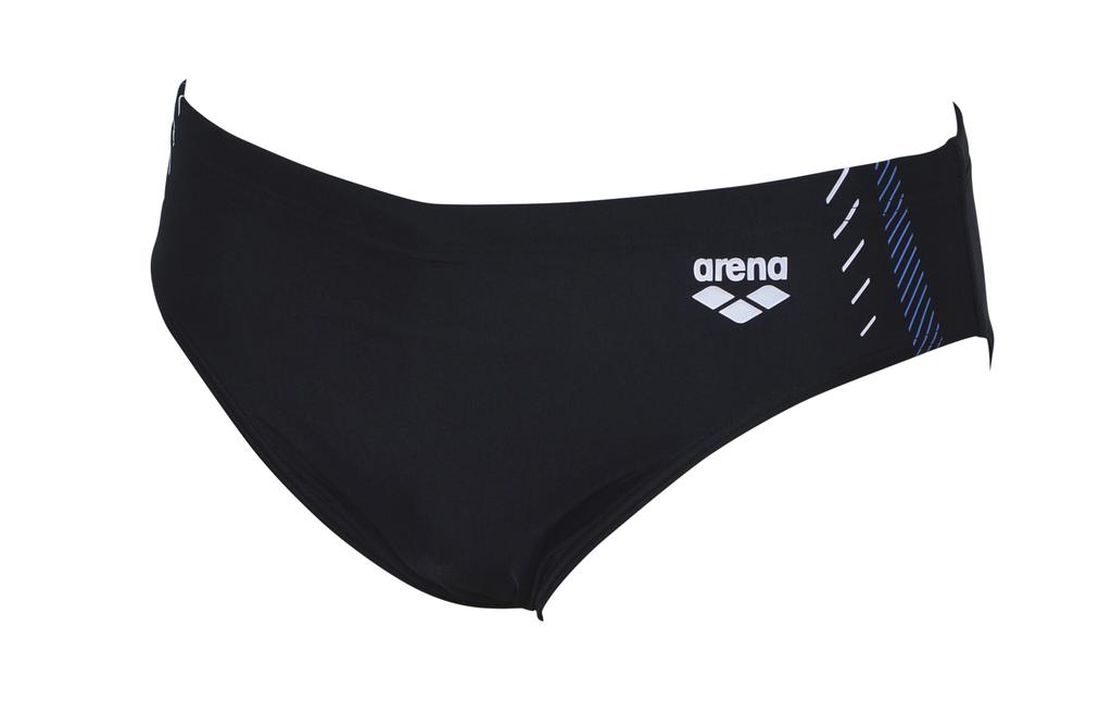 Arena Stroje Pływackie Men's Crossing Brief Black Turquoise 004336/580 D9