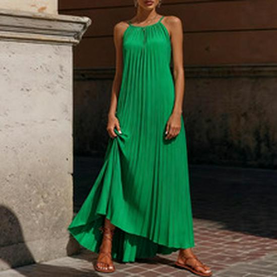 Top da Donna Estivo 2026 con Scollo all'Americana Senza Maniche Ampio - Nuovo Design, Stile di Nicchia, Colore Unito