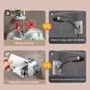 Shower Base Bracket with Hook Design Strong Adhesive Waterproof Handheld Shower Base Holder Replacement