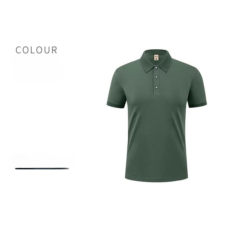 2024Sommer kurzarm polo-shirts für männer und frauen, einfache business casual einfarbig revers POLO atmungsaktiv und vielseitig