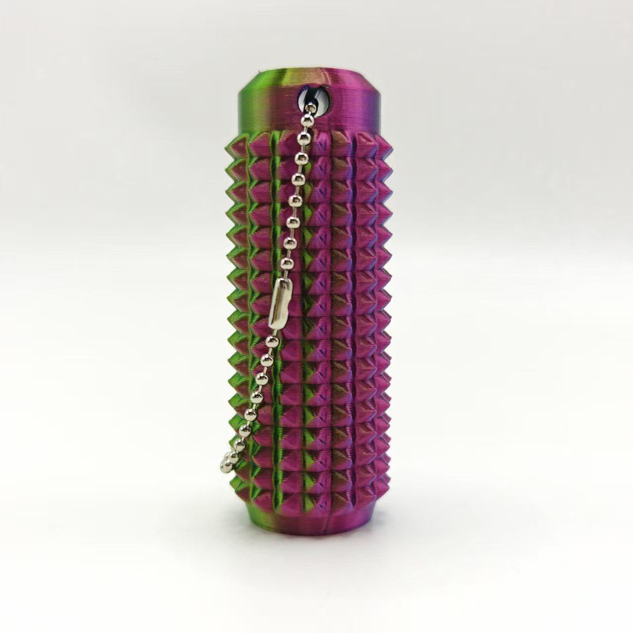 3D Stachelgriff Schlüsselanhänger: Tragbares Finger-Massagegerät