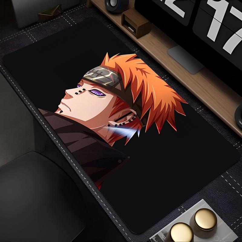 Mouse Pad Naruto Pain Gamers Decoracion Gamer Desk Mat Mousepad Laptop Gaming Rubber Accessories Varmilo Keyboard Carpet