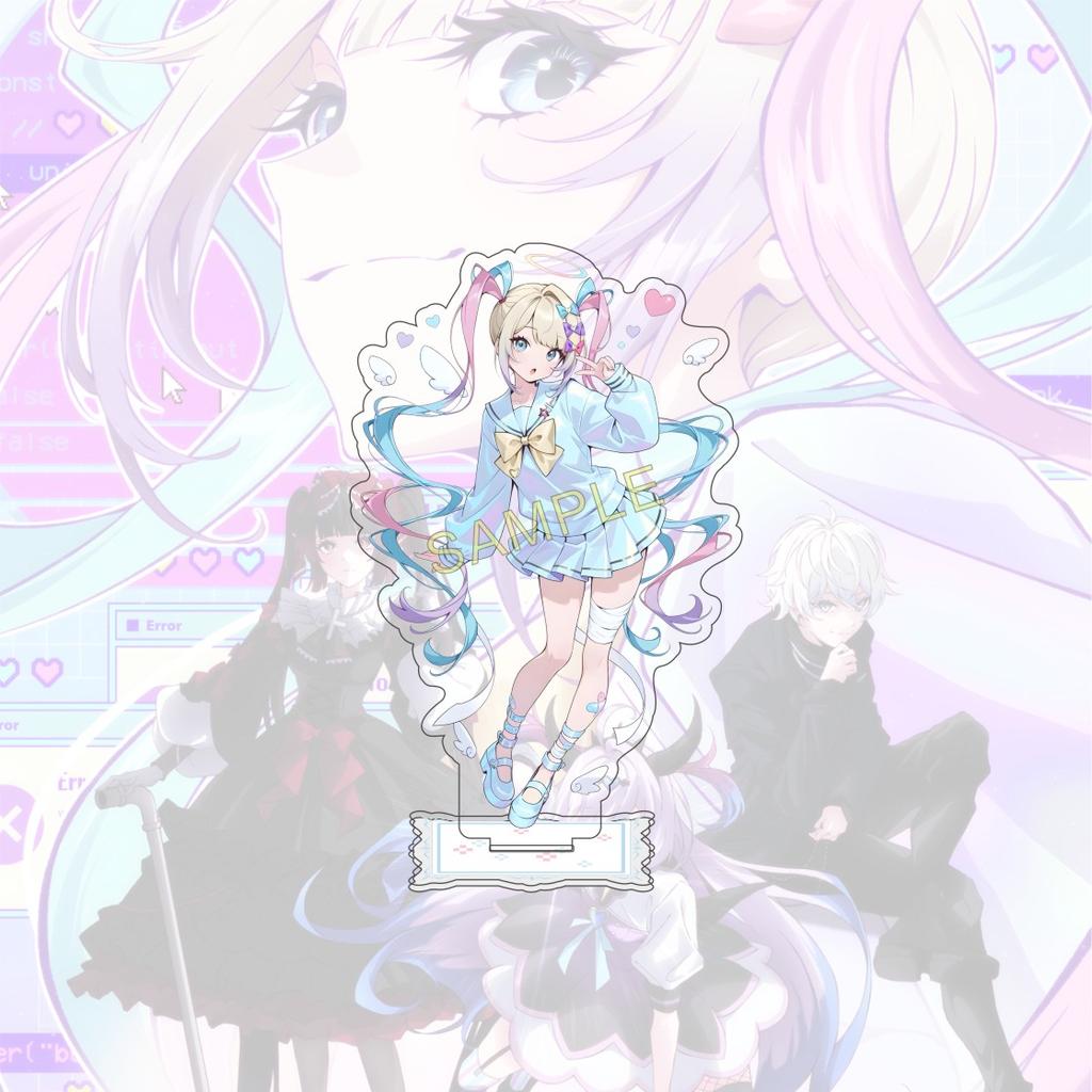 Anime NEEDY GIRL OVERDOSE 15 cm Acrylic Standing Figure Model Desktop Decoration Fan Collection Gift Keychain