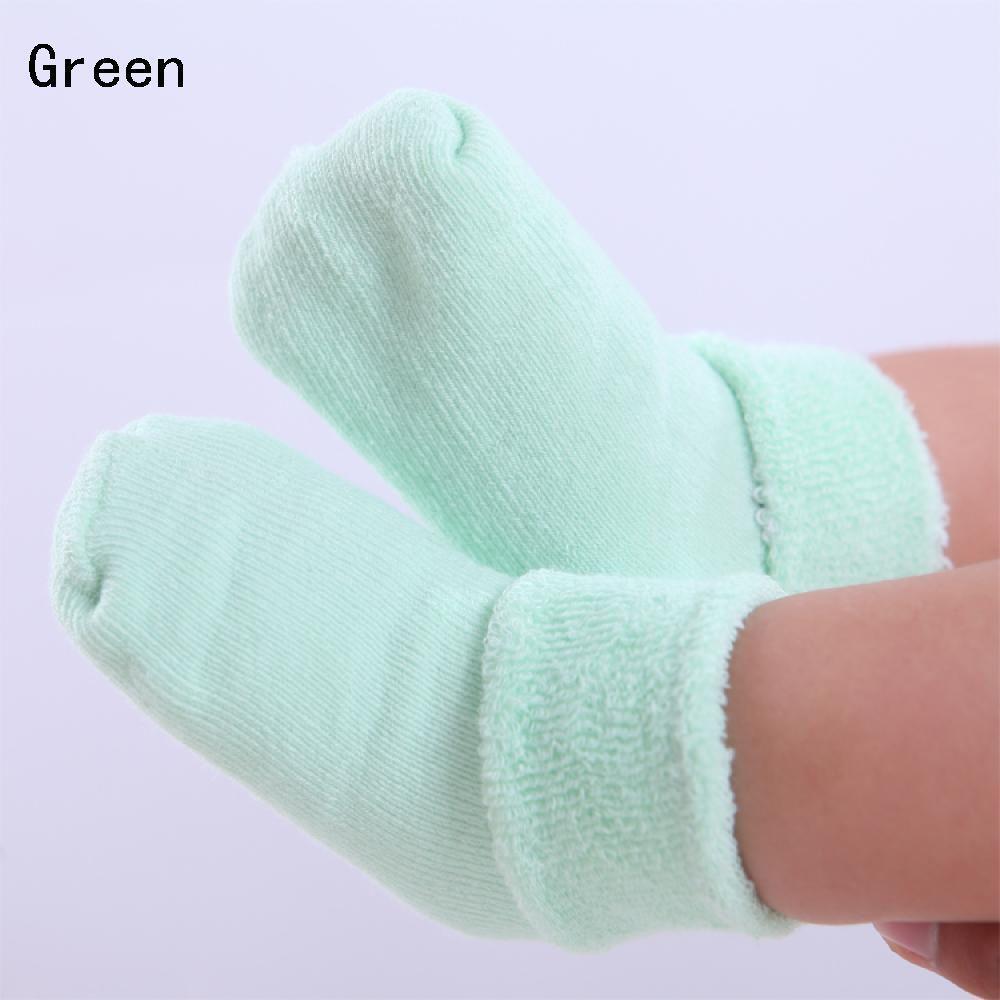 

Boy Toddler Kid Warm Baby Carton Socks Sole Crib Shoes