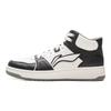 Li Ning Tianji HI Slip Resistant Cushioning Abrasion Resistant Height Increasing Mid Top Skateboard Shoes Men's Black AGCV339-5