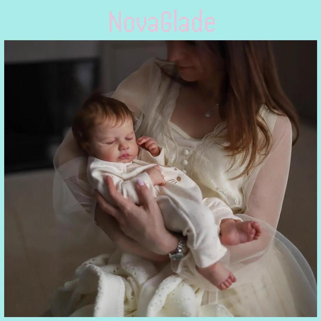 Reborn Baby Loulou 19 Zoll Silikonpuppe Mit Realistischen Merkmalen Für Sammler Und Geschenk
