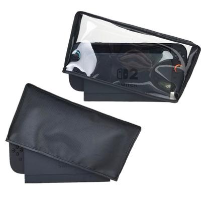 Dust Cover for Nintendo Switch 2 Black Nylon/Transparent TPU Waterproof Cover Sleeve Customized Case for Switch 2/Oled