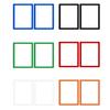 2Pcs Magnetic Photo Frame Sturdy Decorate Convenient Durable Drawing Ornament Decor Home Supplies