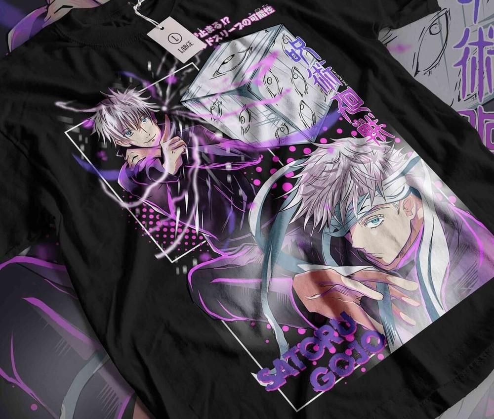 

Gojo Satoru T-Shirt Megumi Itadori Yuji Jujutsu Kaisen Sukuna Horror Gift Shirt 4XL