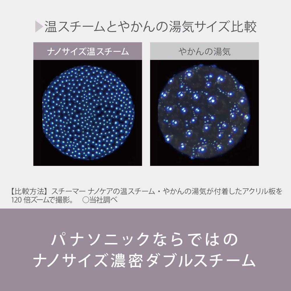 Panasonic Nano Care Steamer Dense Double Steam Light Aroma Stone Style Gray EH-SA70-H