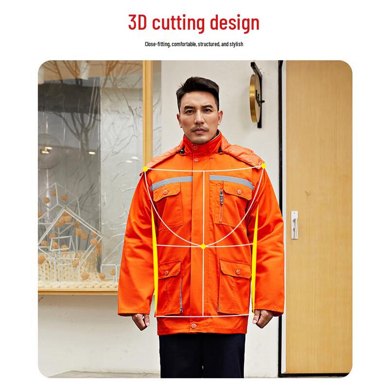 Paul Lanzhi Men s Winter Warm Workwear Jacket S