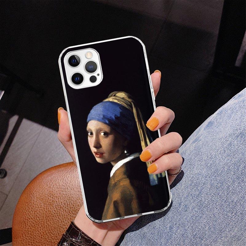 Paint Art Renaissance Phone Case For iPhone 17 Air 16 Pro Max 16E 15 + 14 Plus 11 12 13 Mini 7 8 SE Gift Print Cover Fundas 17 A