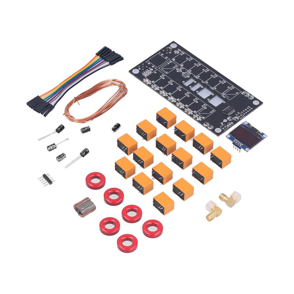 Antenna Tuner Board Motherboard With Screen Finished Version DIY Antenna Kits Tester Electronic Components ATU‑100 1.8-50MHz