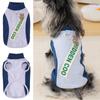 Pet cat puppy dog clothes spring and summer thin small dog Bigbear Teddy Schnauzer color matching breathable vest