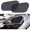 ZATOOTO Car Window Shades For Tesla Model Y Front Window, Car Shades For Driver Semi-Transparent Cling Side Window Sun Blocker For Optimal Sun