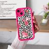 European and American Stations Retro Leopard Print Rose Mobile Phone Case Is Suitable for Apple 17promax Advanced Sense 16pm Silicone Protective Case