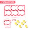 3Pcs Fish Cookie Cutter Plastic Fish Cookie Mold Reusable Fish Cracker Cookie Cutter Mini Cracker Cutter Multifunctional Fish