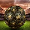 Spider Webs and Beehives Indoor Size 5 Soccer Ball Colorful Machine Stitched PVC Competition Ready Durable High-Bounce