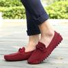 Fashion Men Flats New Fashion Driving Shoes Leisure Walking Casual Moccasins Boat Shoes Suede Leather Shoes Men Loafers Casual Footwear