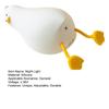 Night Light Lying Flat Duck Night Lamp Soft Warm LED Nightlight with Adjustable Brightness Portable Kids Bedside Toy Light Rechargeable Nursery Lamp