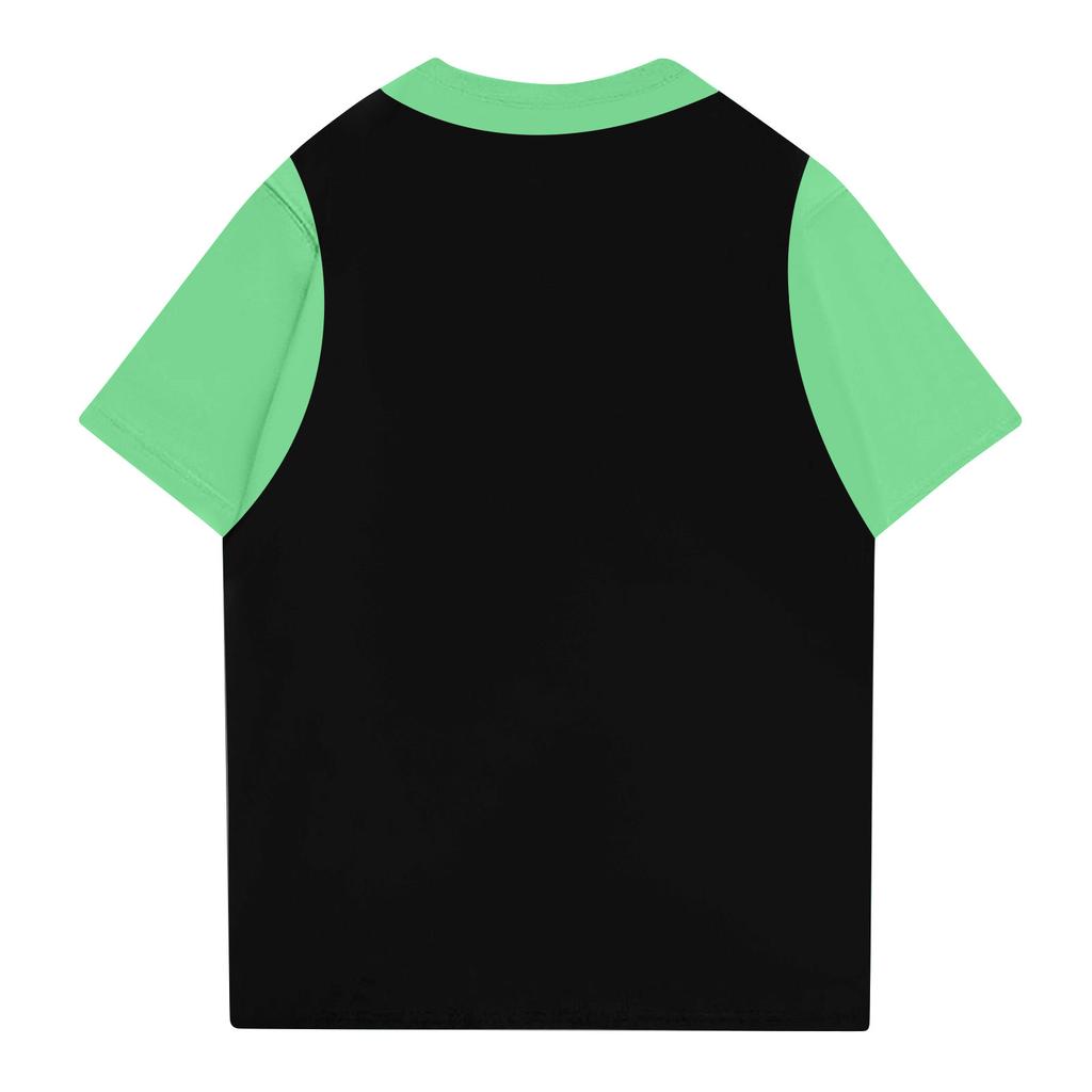 Fashionable Aldult Round Neck Short Sleeve Work Clothes Printed Tops For Summer Tops