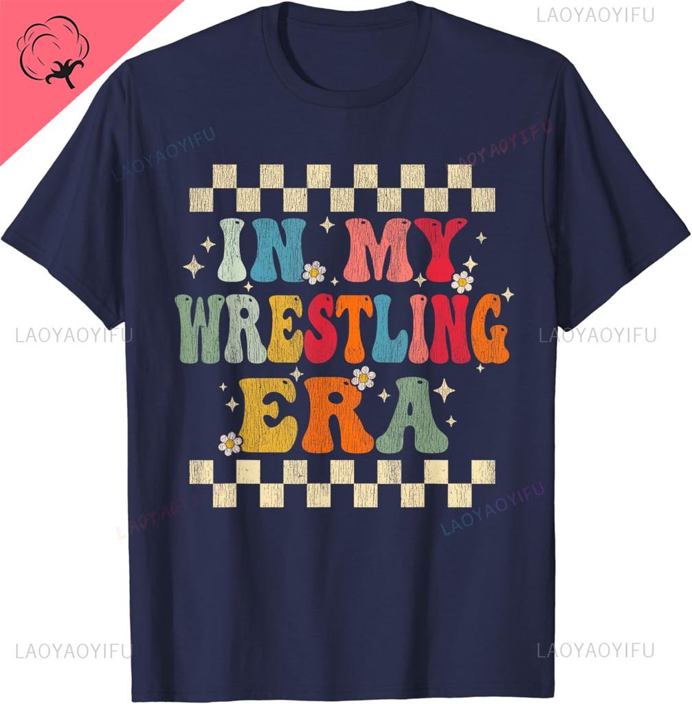 Eat Sleep Wrestle Repeat Funny Wrestling & Wrestler T-Shirt Gift Cotton T Shirt Graphic Print T Shirts Street Tops  Clothing