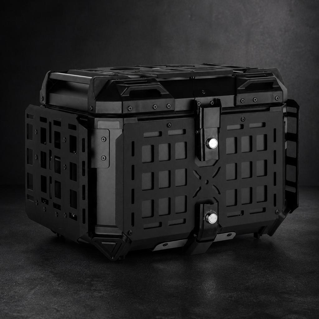 Motorcycle Rear Storage Case Lockable for Adventure Tourers