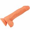 Female Silicone Dildo Double Layer Soft Masturbator Foreskin Sucker Dildo