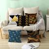 Home Products New Black Geometric Sofa Pillow Cushion Cover Digital Printing Office Cushion Cover