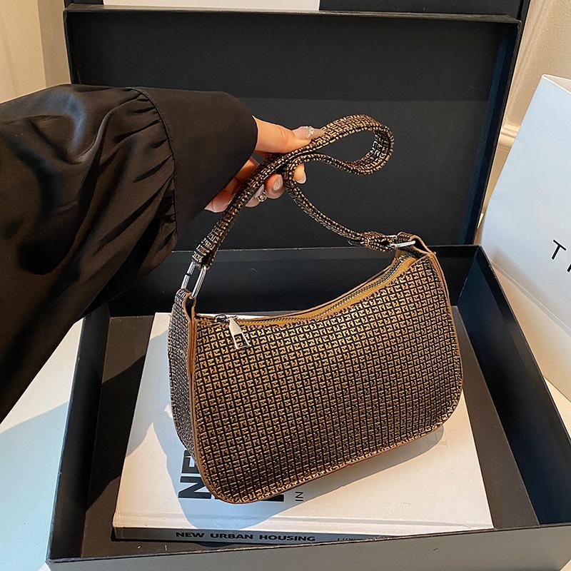 Solid Color Casual and Lightweight New Women's Handbag Summer Popular Portable Shoulder Underarm Bag