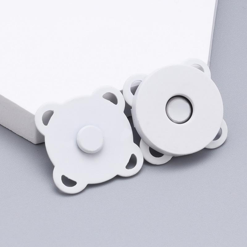 Plum Blossom Magnetic Snap Fasteners: Invisible, Colorful Male-Female Buckles for Bags & Clothes