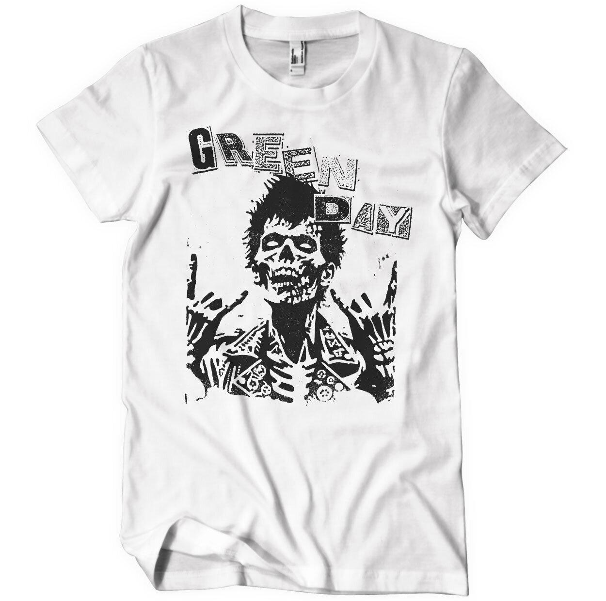 Officially Licensed Green Day Billy Joe Zombie Mens T-Shirt S
