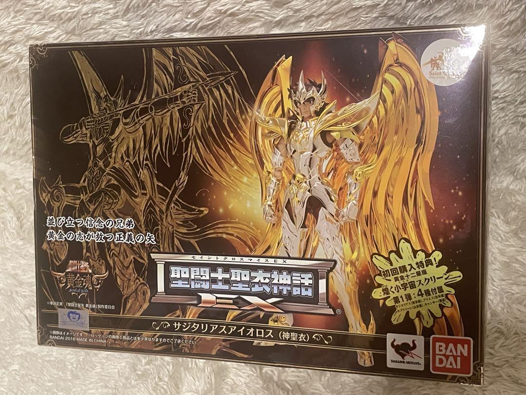 

[USED] Saint Seiya Myth Cloth EX Sagittarius Aiolos (God Cloth) (First Press Bonus Included)