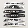 2pcs 3D Metal Car Styling Logo AMG Edition Badge Side Fender Both Emblem Sticker Decals For Mercedes Benz AMG Auto Accessories