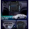 9.7" Vertical Style Tesla Screen Android Car Radio For Peugeot 607 2004-2010 GPS Navigation Multimedia Player Stereo Screen