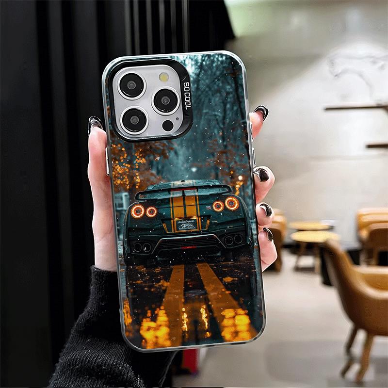 Japanese Sports Car G-GTRR Soft Phone Case for iPhone 15 16 17 Pro Max 17Air 16E 14 Plus 13 12 Mini Shockproof Cover Back Shell