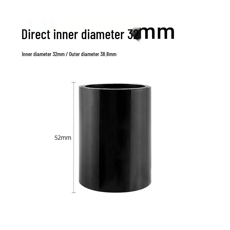 UPVC Fish Tank Plumbing Fittings: Hard Water Pipe Connector & Elbow Tee (Black)