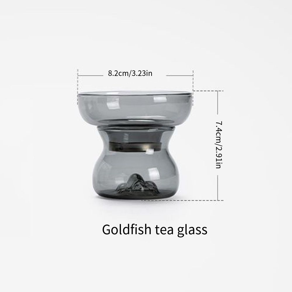 Japanese Style Glass Tea Filter Mountain Shape Tea&Water Separator Teapot Tea Pot Tea Lovers