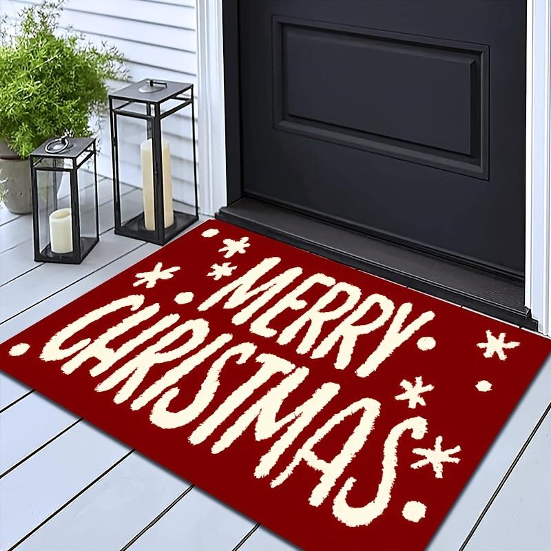 1PC Merry Christmas Charactor Door Mats Kitchen Rugs Non-Slip Pop Living Room Rugs Bath Mat Carpet for Home Sink Laundry Decor