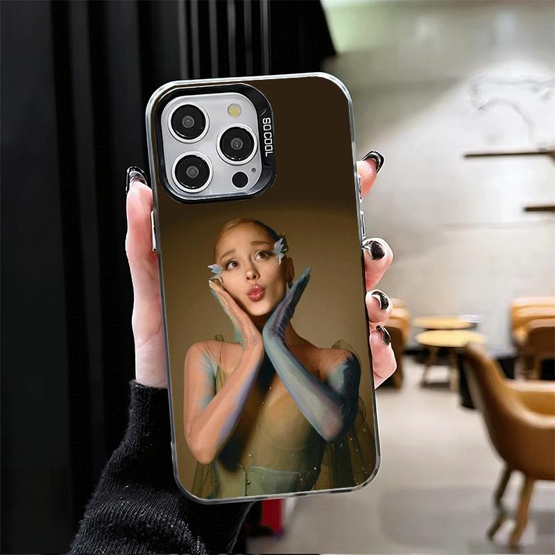 A-Ariana G-Grande Soft Phone Case for iPhone 15 16 17 Pro Max 17Air 16E 14 Plus 13 12 Mini Shockproof Cover Back Shell