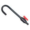 Fish Tank Filter Parts Water Filling Tube PVC Material with Control Valve for Aquarium Pumps and Accessories