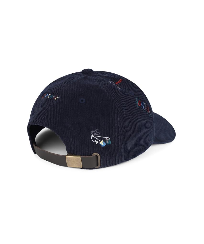 Sseonleobeutueo [Home Alone] Cord Cap Navy
