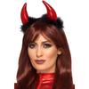 Smiffys Womens/Ladies Devil Horns Metallic Headband