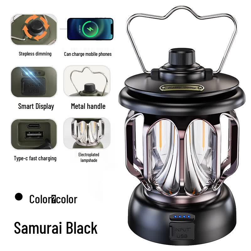 Lishi Outdoor LED Retro Camping Lantern