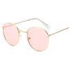 Classic Small Frame Round Sunglasses Women/Men  Designer Alloy Mirror Sun Glasses Vintage Eyeglass