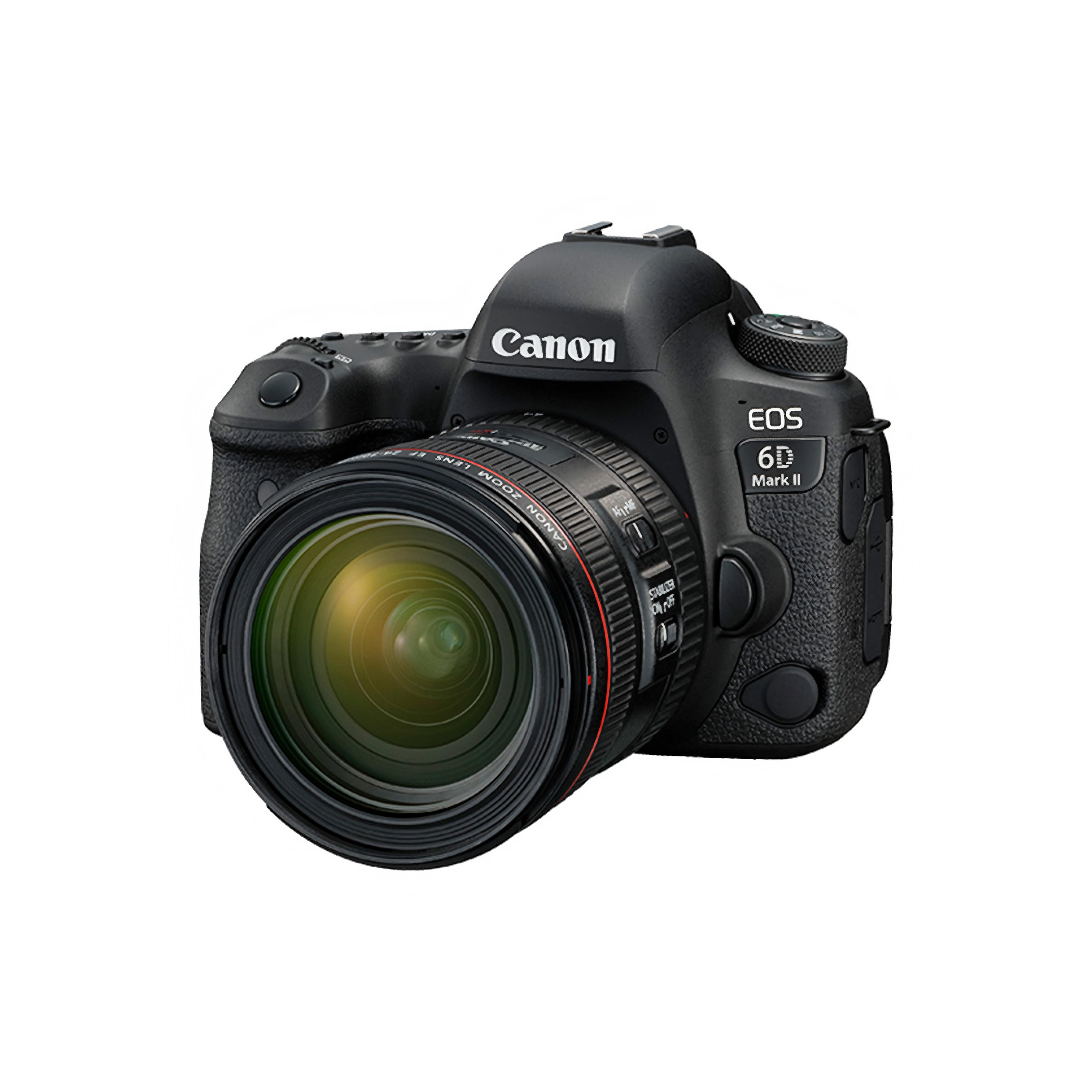 

Canon EOS 6D Mark II Full Frame Digital SLR Camera + EF 24-70mm f/4L IS USM Zoom Lens чорний