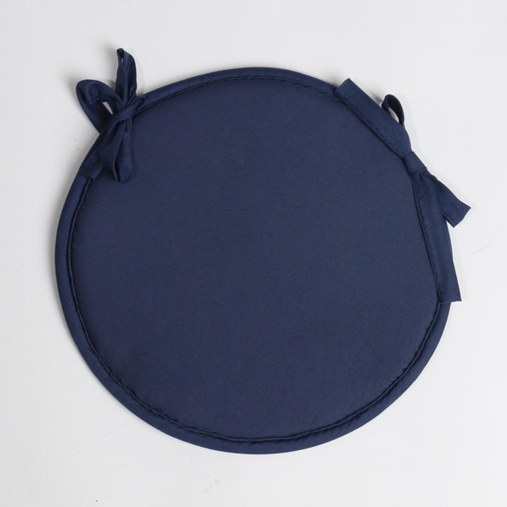 Candy Color Seat Cushion Simple Fabric Sponge Cushion Round Chair Cushion  Outdoor Picnic