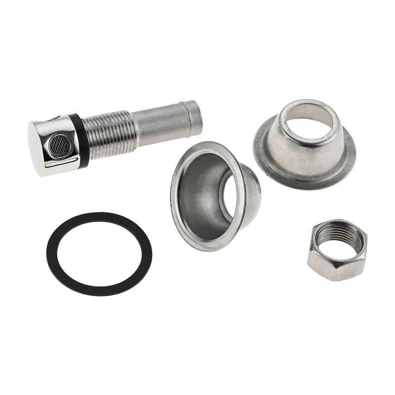 1Pc Boat Fuel Tank Vent for 5/8"" (16mm) Inner Diameter Hose Marine 316 Stainless Steel Flush Mount Thru-Hull Fuel Gas Tank Vent